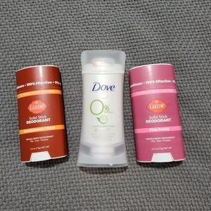 Lumi $10 each and Dove deodorant $7